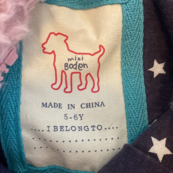 Girls Mini Boden furry hoodie vest sz 5 6 Light Purple Lilac Fuzzy Sleeveless - Picture 6 of 7